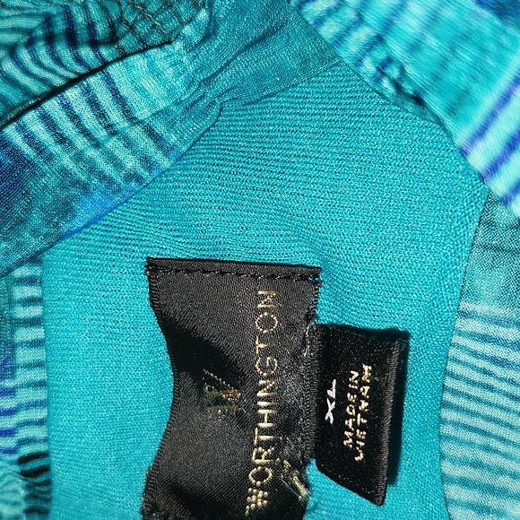 Multicolored Sundress with Sleeveless Design and Cowl Neck - Picture 2 of 2